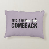 これは私のカムバック- >切り刻まれた及びねじで締められたPAO 2017年です アクセントクッション (裏面)