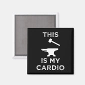 これは私のカーディオだ – Blacksmiting マグネット (正面/裏面)