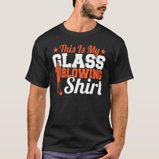 これは私のガラス吹きシャツのガラス吹きガラスBl Tシャツ (正面)