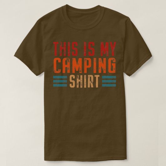これは私のキャンピングシャおもしろいツ Tシャツ (デザイン正面)