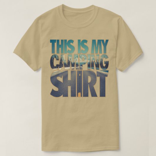 これは私のキャンピングシャツだ Tシャツ (デザイン正面)