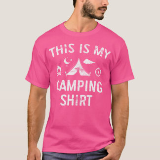 これは私のキャンピングシャツキャンパーシャツだ Tシャツ