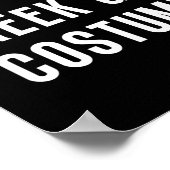 これは私のギリシャの神ハロウィーンの衣装おもしろい簡単 ポスター (角)
