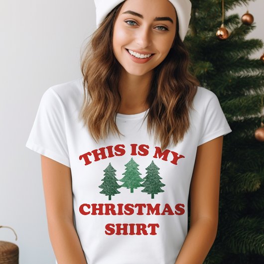 これは私のクリスマスシャツ 面白いホリデーTシャツ Tシャツ