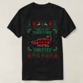 これは私のクリスマスセーターラグドール猫好きUgl Tシャツ (デザイン正面)