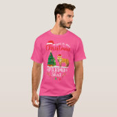 これは私のクリスマスツリーライトクリスマスキツネ Tシャツ (正面フル)
