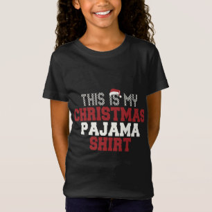 これは私のクリスマスパジャマおもしろいサンタPJ Tシャツ