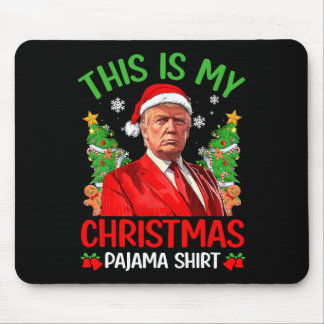 これは私のクリスマスパジャマおもしろいトランプクリスマスPjs M マウスパッド