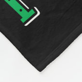 これは私のクリスマスパジャマのシャツサンタおもしろいユニックだ フリースブランケット (角)