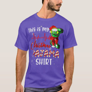 これは私のクリスマスパジャマのハートビートビデオゲームX Tシャツ