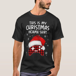 これは私のクリスマスパジャマのビデオゲームクリスマス4 Tシャツ