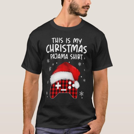 これは私のクリスマスパジャマのビデオゲームクリスマス4 Tシャツ (正面)