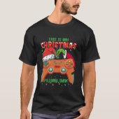 これは私のクリスマスパジャマのビデオゲームゲーマー男性B Tシャツ (正面)
