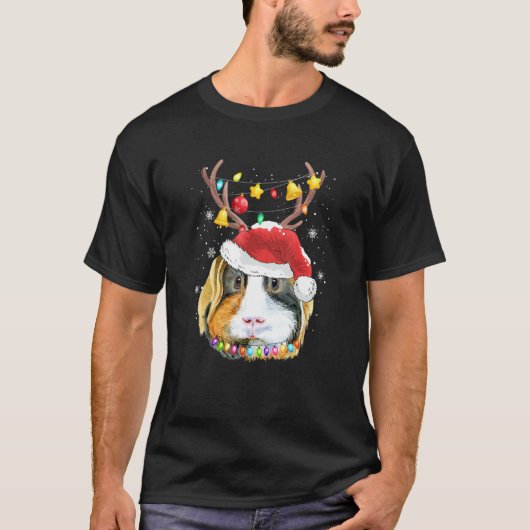 これは私のクリスマスパジャマギニアピグクリスマスL Tシャツ (正面)