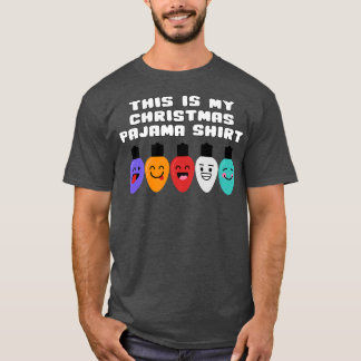 これは私のクリスマスパジャマクリスマスライツホおもしろいール Tシャツ