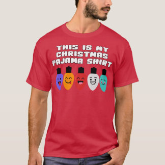 これは私のクリスマスパジャマクリスマスライツホおもしろいール Tシャツ