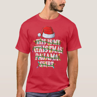 これは私のクリスマスパジャマクリスマスライトファミリーホー Tシャツ