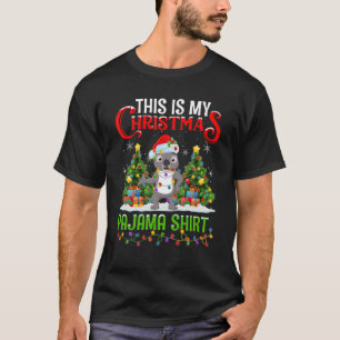 これは私のクリスマスパジャマコアラのクリスマス Tシャツ