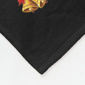 これは私のクリスマスパジャマゴールデンレトリバードッグL フリースブランケット (角)