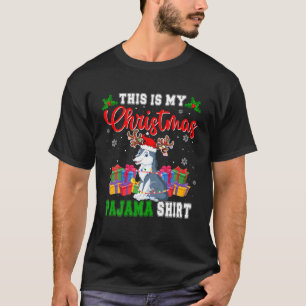 これは私のクリスマスパジャマサンタトナディアウルフロ Tシャツ