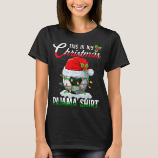 これは私のクリスマスパジャマシャツサッカー捕手P Tシャツ
