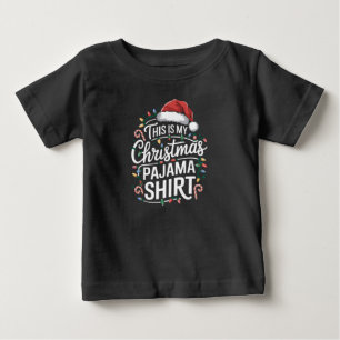 これは私のクリスマスパジャマシャツファミリークリスマス2024 ベビーTシャツ