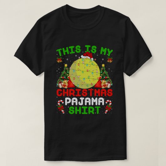 これは私のクリスマスパジャマシャツフィールドホッケーChr Tシャツ (デザイン正面)
