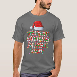 これは私のクリスマスパジャマシャツ クリスマスライト ファミ Tシャツ