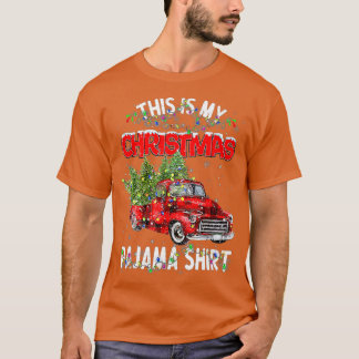 これは私のクリスマスパジャマバッファロープリッドトラックXm Tシャツ