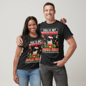 これは私のクリスマスパジャマ・シャム猫の醜いスウェー Tシャツ (ユニセックス)