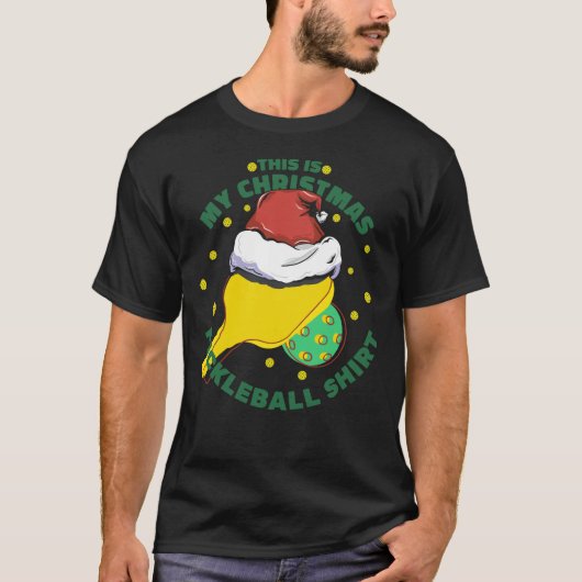 これは私のクリスマスピックボールシャツだ Tシャツ (正面)