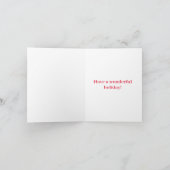 これは私のクリスマスフットボールのマグカップと軽食 シーズンカード (内部)