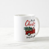 これは私のクリスマスムービーを見るマグカップ コーヒーマグカップ (正面右)