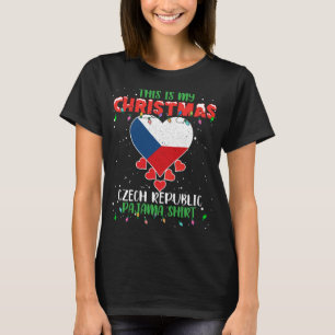 これは私のクリスマスライトラブチェコ共和国Fl Tシャツ