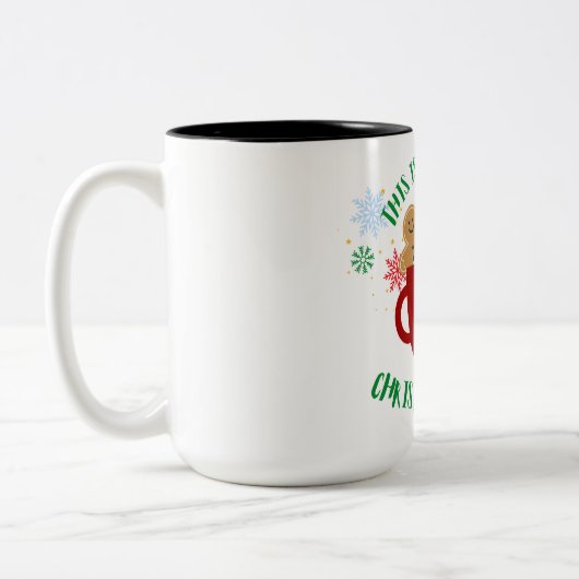 これは私のクリスマス応援 ツートーンマグカップ (左)