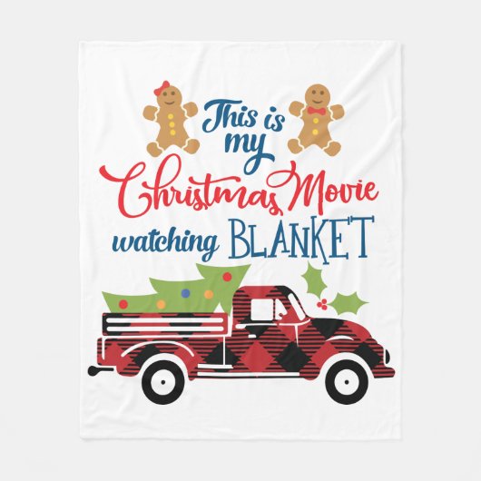 これは私のクリスマス映画毛布|のフリースです フリースブランケット (正面)