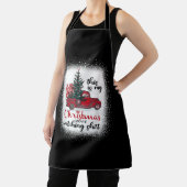 これは私のクリスマス映画見てシャツのヴィンテージ エプロン (インサイチュ)