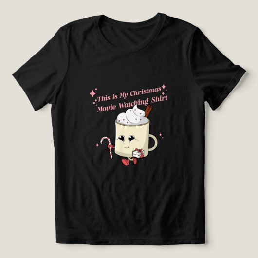 これは私のクリスマス映画見シャツだ トライブレンドＴシャツ (デザイン正面)