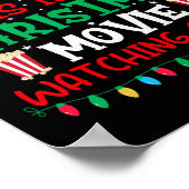 これは私のクリスマス映画鑑賞用Tシャツ - 面白い ポスター (角)