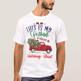 これは私のクリスマス映画Tシャツを見ている Tシャツ