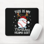 これは私のクリスマス野球のクリスマスが私をスポーツする マウスパッド (マウス)