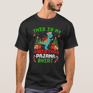 これは私のクリスマスPajama Spinosaurusクリスマス Tシャツ