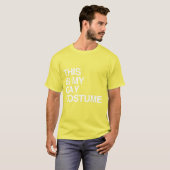 これは私のゲイのハロウィーンの衣装 Tシャツ (正面フル)