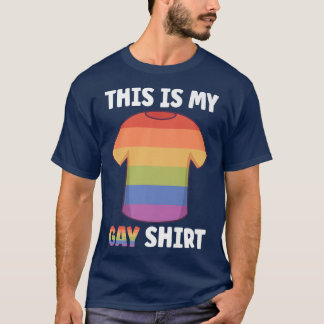 これは私のゲイシャツLGBTQ Ally Rainbow Flag LGBTQ Tシャツ