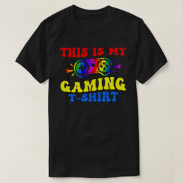 これは私のゲーミングシャツカラフル- おもしろい Gamer Tシャツ