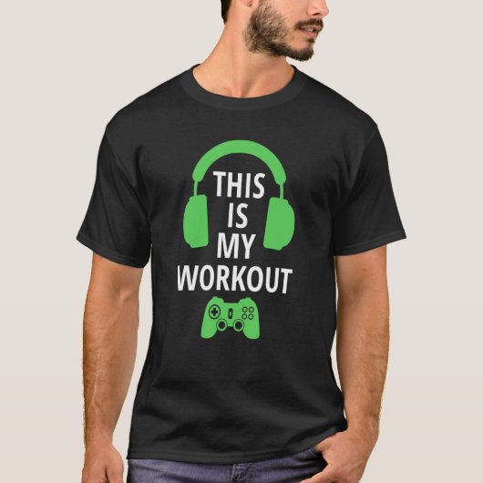 これは私のゲームトレーニングゲーマーデザイン Tシャツ (正面)