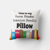 これは私のココア飲み、ロマンス読の クッション (裏面)