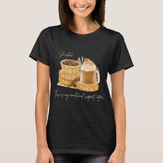 これは私のコーヒーエステティックパステルおもしろいアート Tシャツ