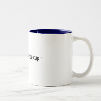 これは私のコーヒーカップです ツートーンマグカップ