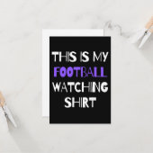 これは私のサッカー観戦のシャツだ。 カード (正面/裏面インサイチュ)